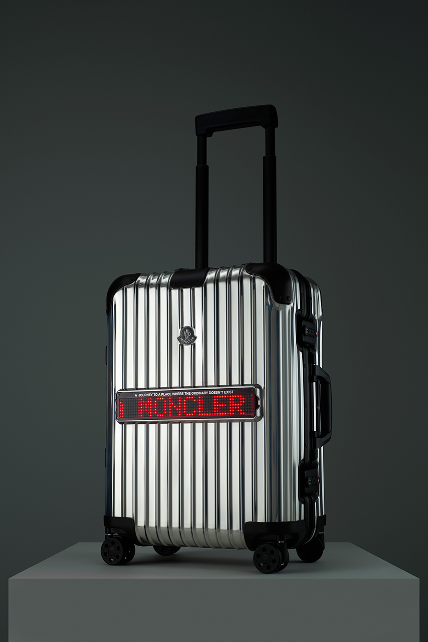 Moncler x Rimowa - Reflection collection - LED screen